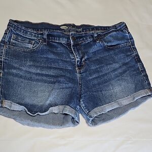 41 Old Navy Dark Blue Jean Shorts